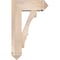 Ekena Millwork Balboa Arts and Crafts Smooth Bracket w/ Offset Brace, Douglas Fir, 7 1/2"W x 20"D x 32"H BKT0806X20X32BOA03SDF - alternate 2